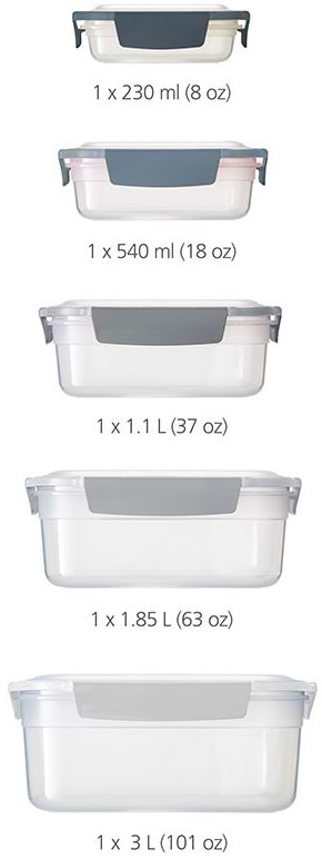 Фото - Набор емкостей для хранения Joseph Joseph 5 пр 81105