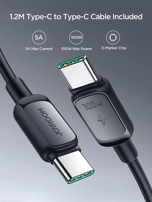 Фото - Батарея мобильная Joyroom 30000mAh 65W USB-A QC3.0 Black (JR-PBF05)