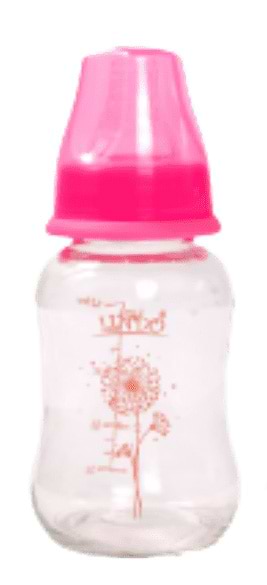 Пляшка для годування Lindo 125 мл (Рk 0980 роз)