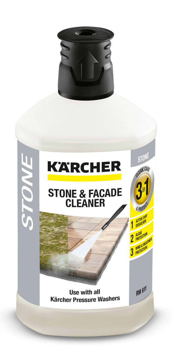 Шампунь до мінімийки Karcher средство для очистки камня 3-в-1 Plug-n-Clean, 1 л (6.295-765.0)