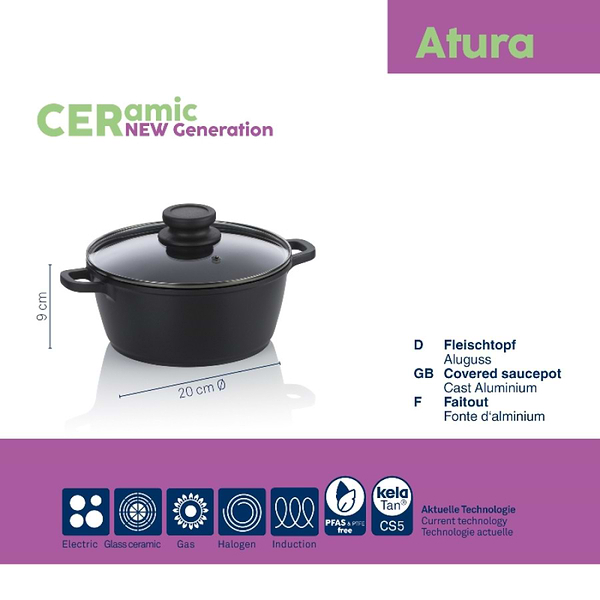 Фото - Каструля Kela Atura 1.7 л (15170)