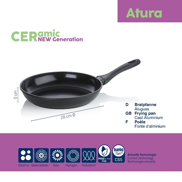 Фото - Сковорода универсальная Kela Atura 28 см (15165)