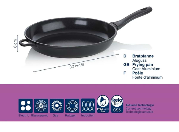 Фото - Сковорода универсальная Kela Atura 32 см (15168)