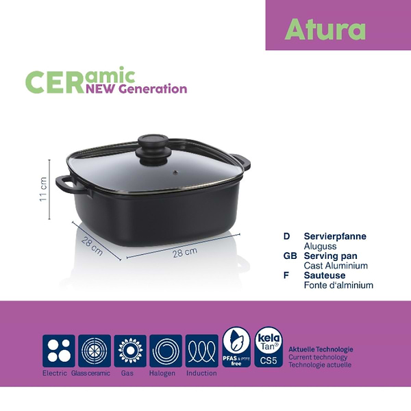 Фото - Сотейник Kela Atura 6 л (15166)