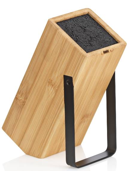 Підставка для ножів Kela Kiril чорна 24 см (11284) - Фото 1