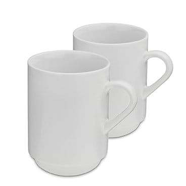 Набір чашок Kela Mattia White 300 мл 2 шт. (12749)