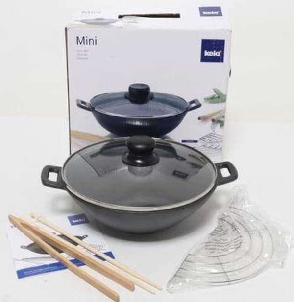 Фото - Сковорода ВОК Kela Mini 24 см 1.6 л 5 пр. (77747)