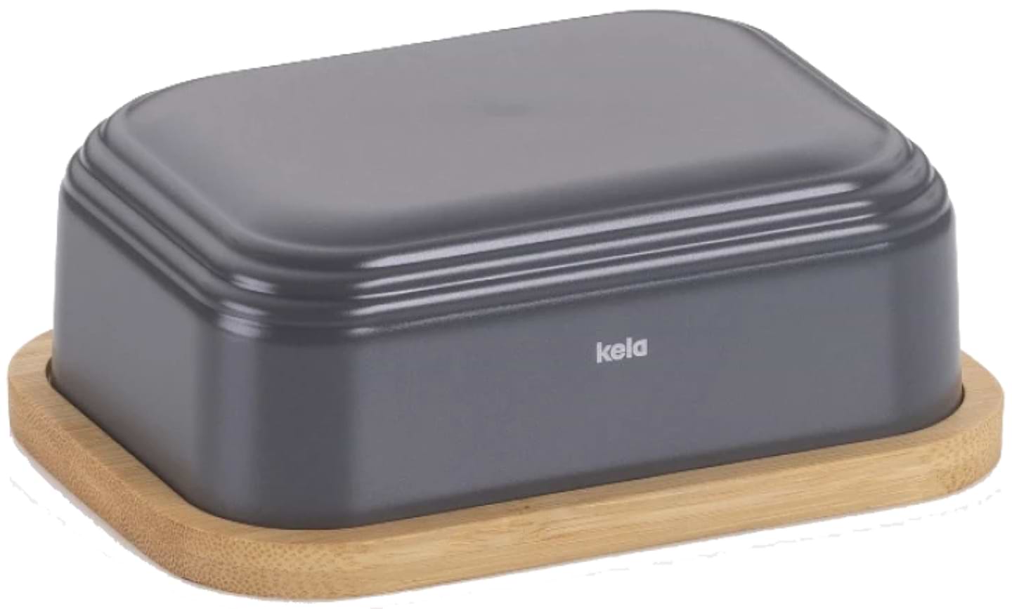 Масленка Kela Namur 15,5х11,5 см темно-серая (12083)