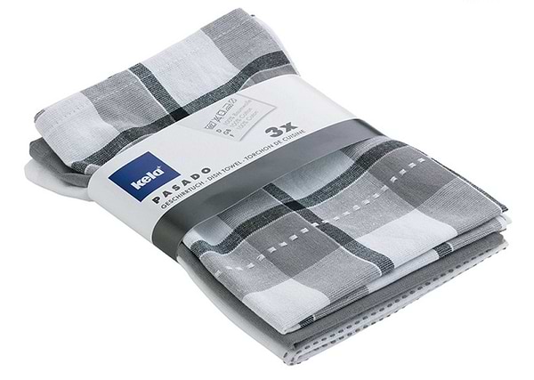 Фото - Набор полотенец Kela Pasado Gray 65х45 см 3 шт. (15961)