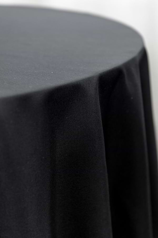 Фото - Скатерть круглая Прованс Kelly черная D140 см (033153)