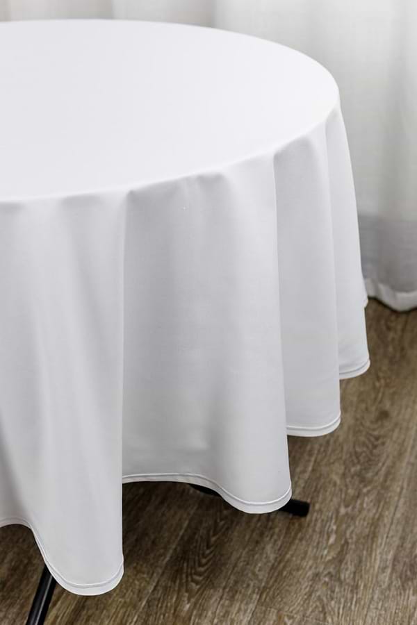 Фото - Скатерть круглая Прованс Kelly белая D180 см (033165)