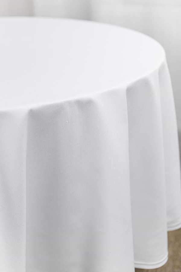 Фото - Скатерть круглая Прованс Kelly белая D180 см (033165)