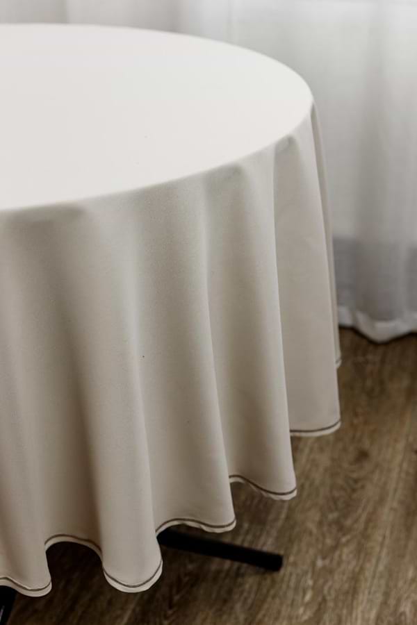 Фото - Скатерть круглая Прованс Kelly беж D180 см (033167)