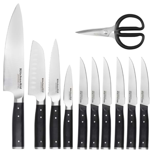 Фото - Набор ножей KitchenAid Coreline 11 пр. (KAG12STSNBXOBQ)