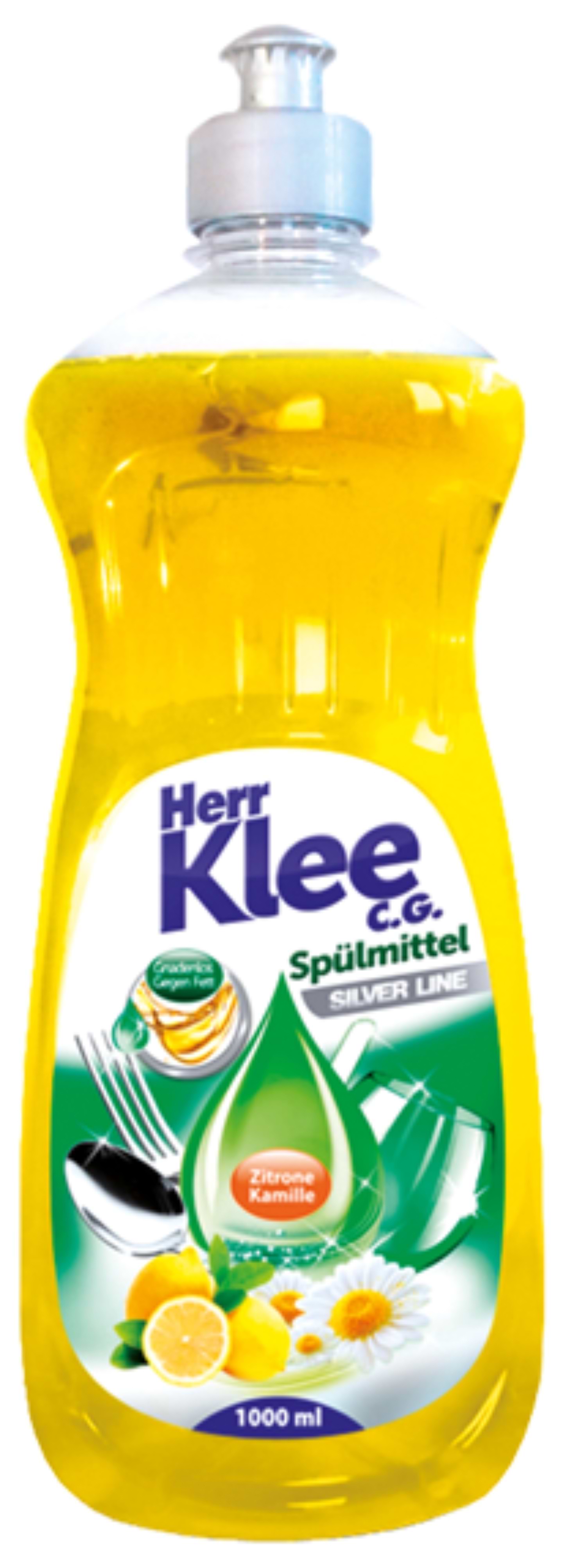 Засіб для ручного миття посуду Klee Zitrone Kamille 1000 мл (4260353550492)