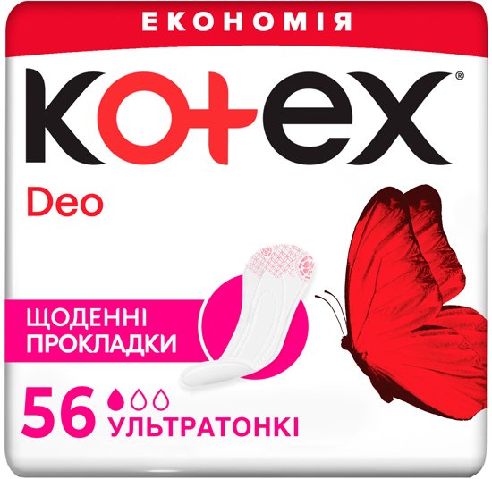 Прокладки щоденні Kotex Део УльтраСлім 56шт