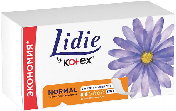 Фото - Прокладки ежедневные Kotex Lidie by Kotex Deo Liners 50шт