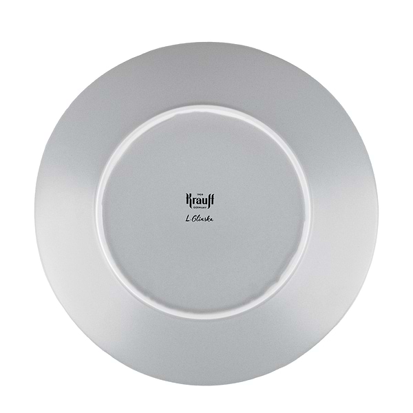 Фото - Тарілка обідня Krauff 25,5 см Hattu White (24-320-047)