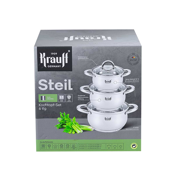 Фото - Набір посуду Krauff 26-238-078 6 пр.