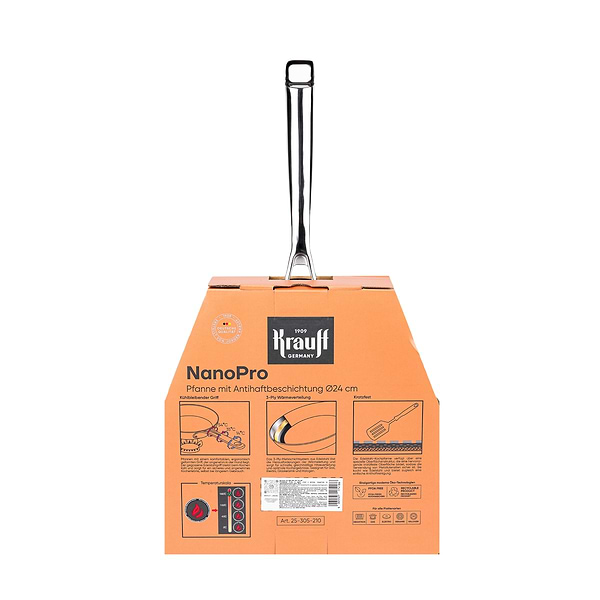 Фото - Сковорода універсальна Krauff NanoPro 3-ply 24 см (25-305-210)