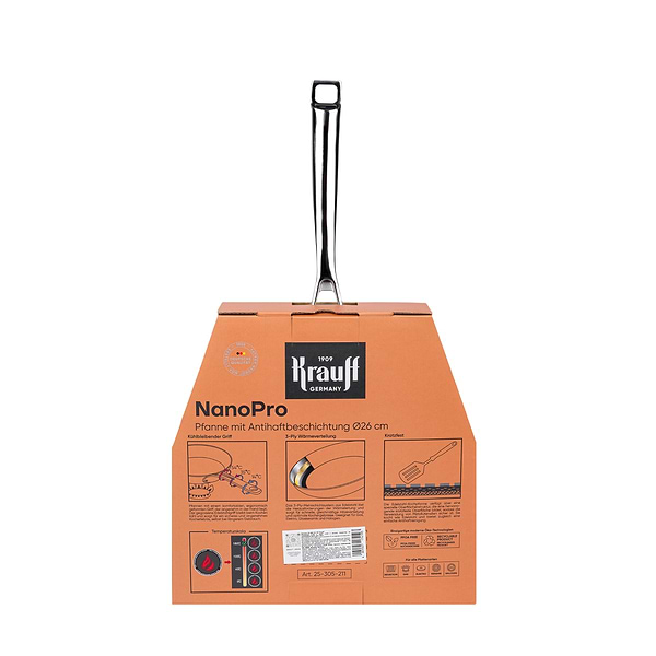 Фото - Сковорода універсальна Krauff NanoPro 3-ply 26 см (25-305-211)