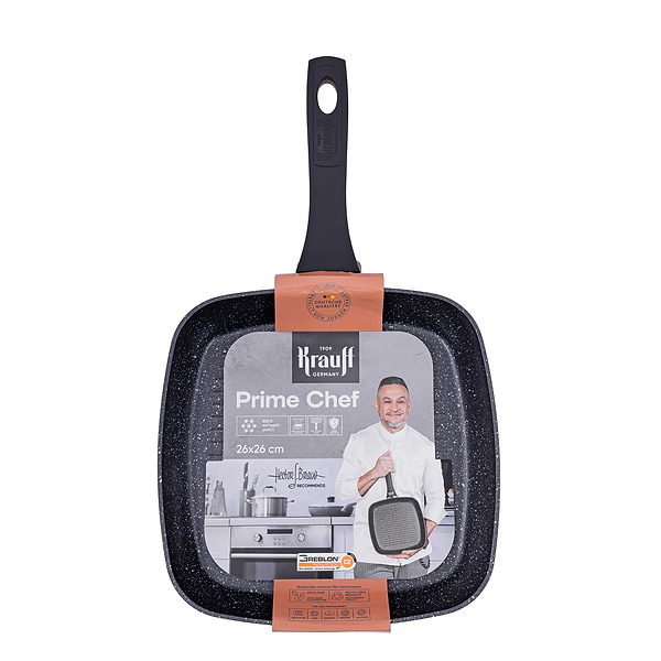 Фото - Сковорода гриль Krauff Prime Chef 26 см (25-45-212)