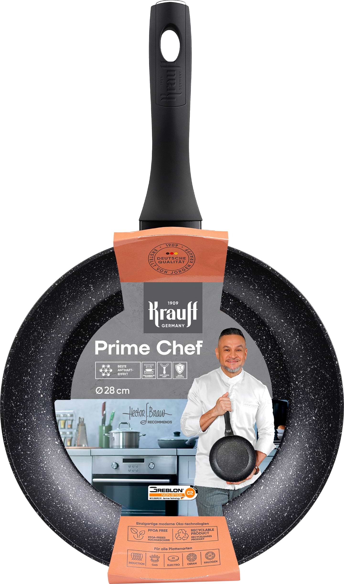 Уцінка - Сковорода універсальна Krauff Prime Chef 28 см (25-45-210)