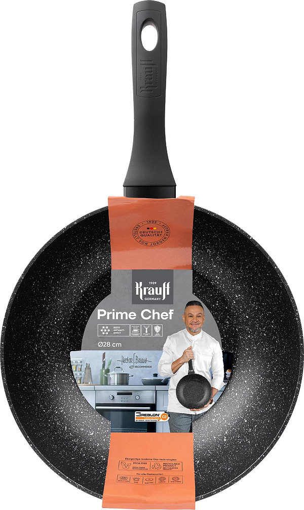 Фото - Уцінка - Сковорода ВОК Krauff Prime Chef 28 см (25-45-213)