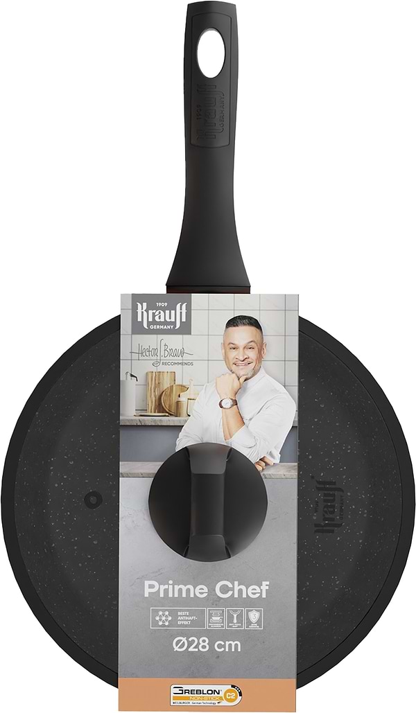 Фото - Сковорода універсальна Krauff Prime Chef 28 см (25-45-225)