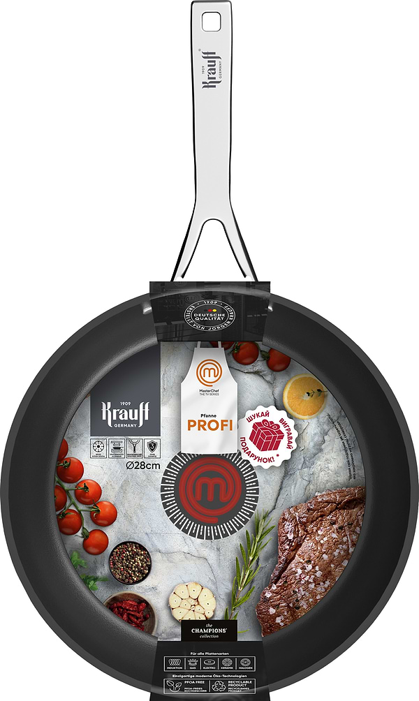 Фото - Сковорода універсальна Krauff MasterChef 28 см (25-45-217)