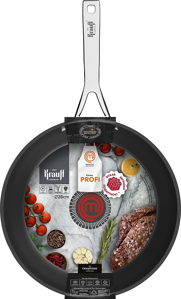 Фото - Сковорода универсальная Krauff MasterChef 28 см (25-45-218)