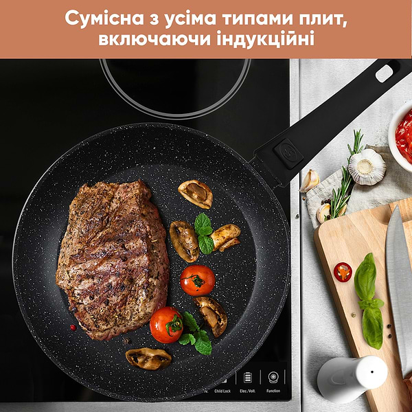 Фото - Уценка - Сковорода универсальная Krauff SMART HANDLE 24 см (25-305-080)