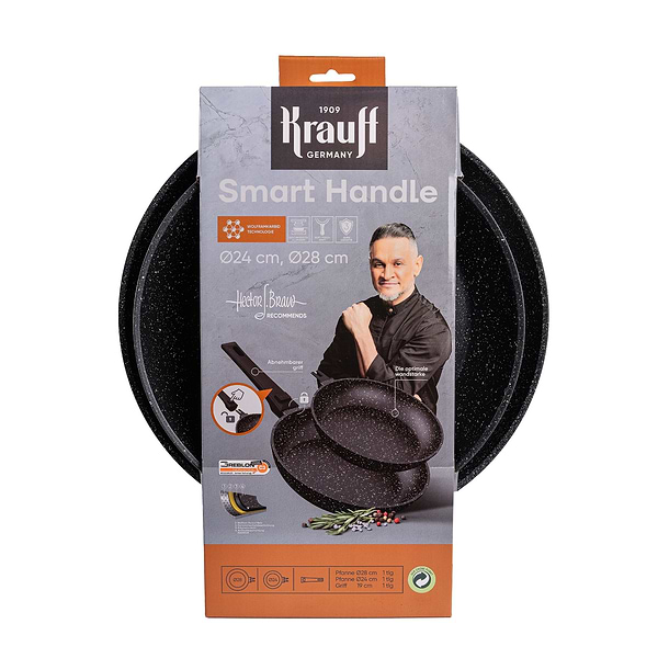 Фото - Набір сковорідок Krauff SMART HANDLE 2 шт. (25-305-084)