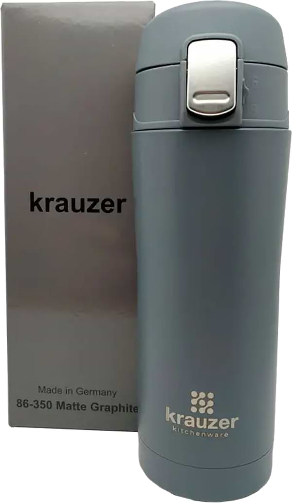 Фото - Термочашка Krauzer 350 мл (86-350 Matte Graphite)