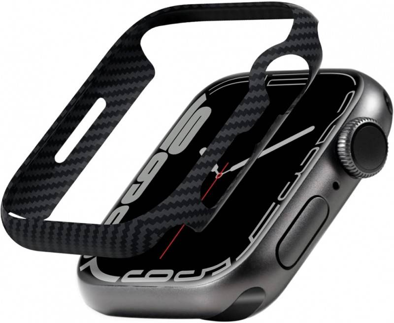 Чехол-бампер для смарт-часов Pitaka Air Case Black/Grey for Apple Watch 9/8/7 45mm (KW2002A)