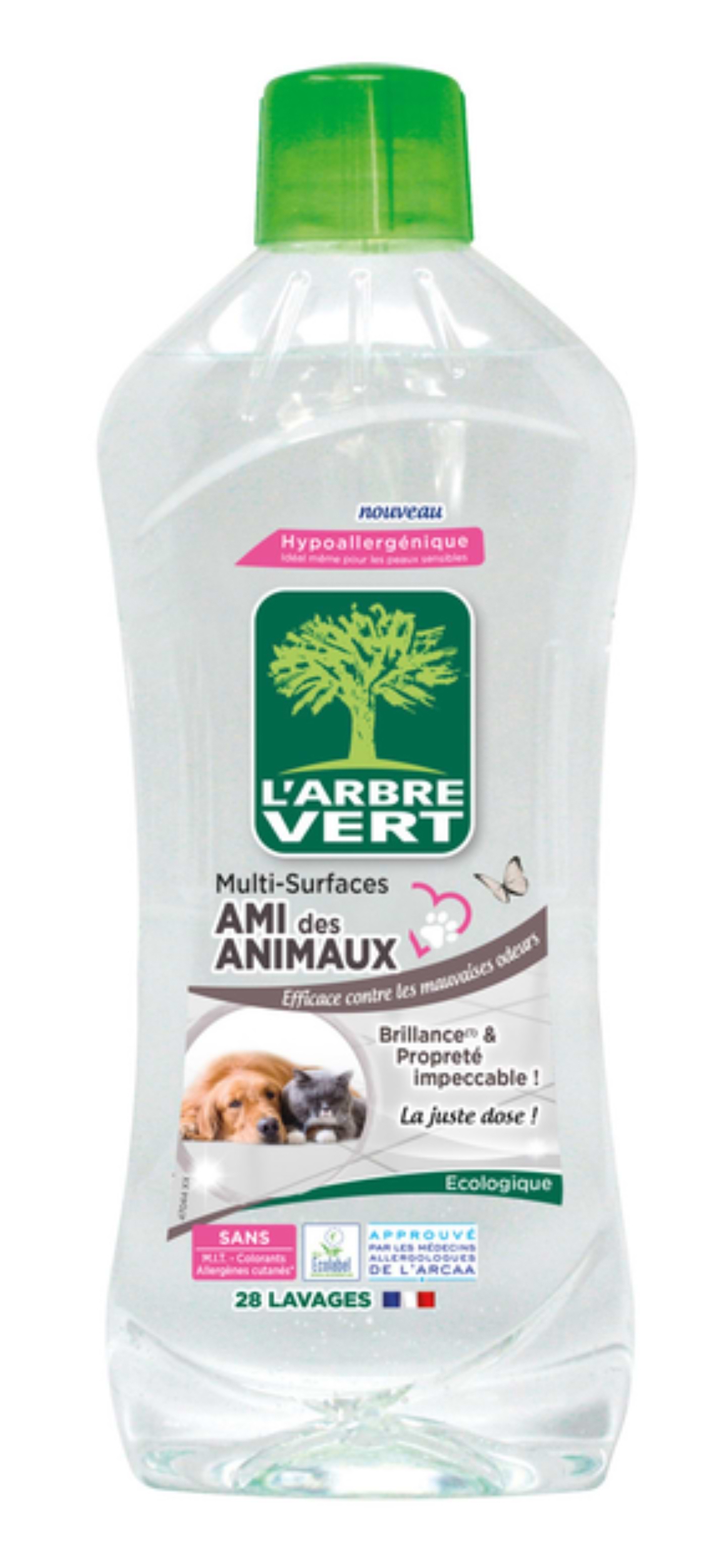 Чистящее средство универсальное L'Arbre Vert для нейтрализации запахов 1 л (3450601031939) - Фото 1