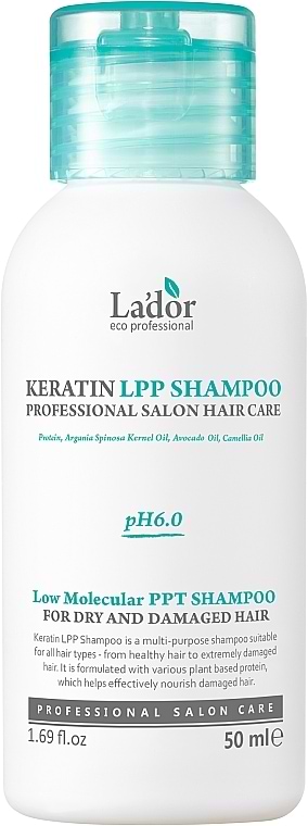 Шампунь жіночий Lador Keratin LPP Shampoo 50ML (8809789633049)