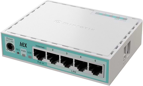 Фото - Маршрутизатор інтернет LAN MikroTik hEX refresh 2024 (E50UG)