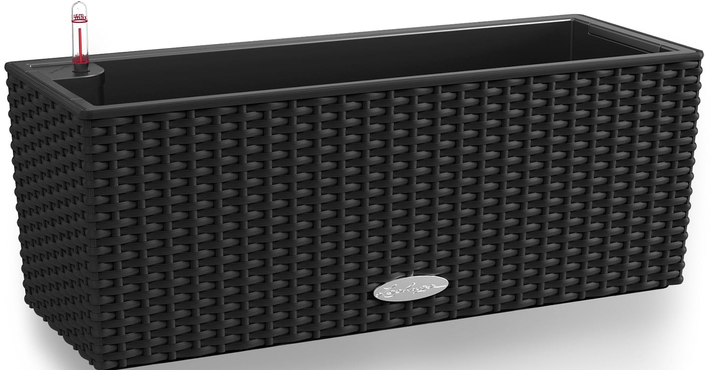 Вазон Lechuza BALCONERA Cottage 50 графитовый черный 15609