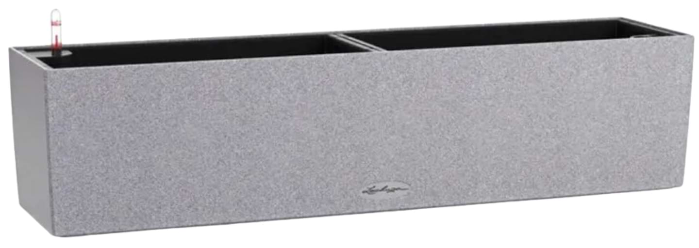 Вазон Lechuza BALCONERA Stone 80, серый-камень 15660