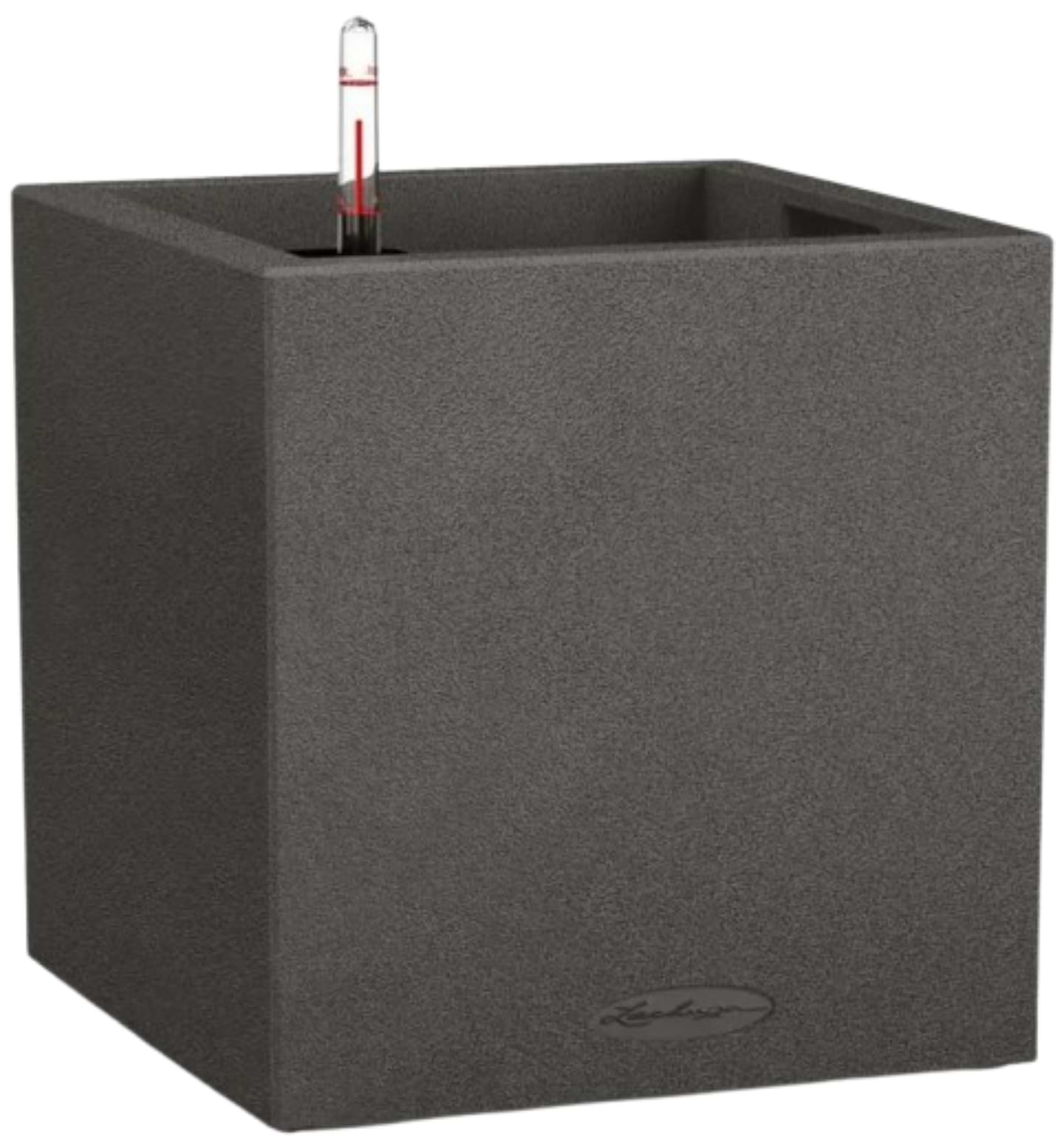 Вазон Lechuza Canto Stone Low 30 графитово-черный 13702