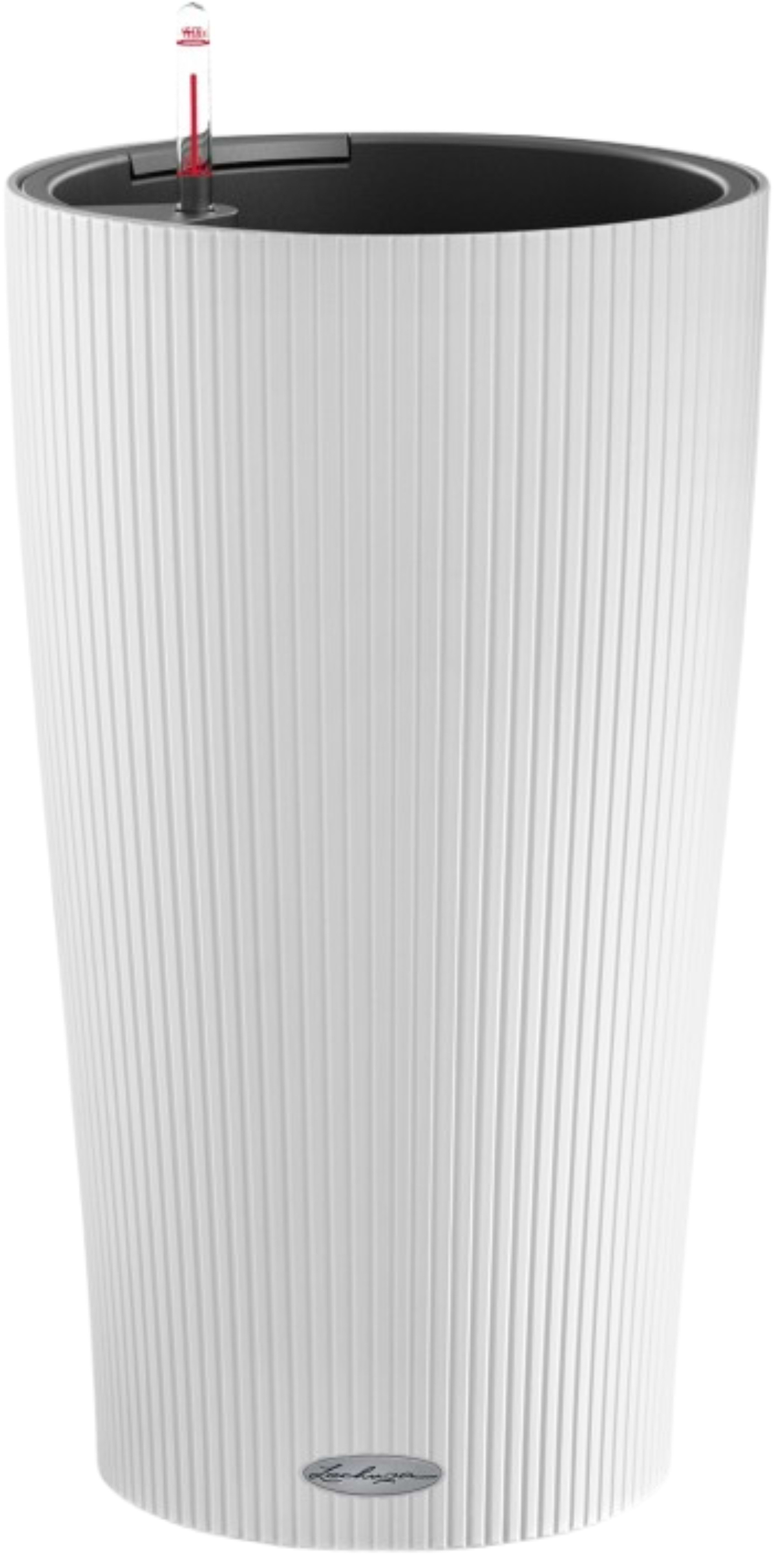 Вазон Lechuza Cilindro color 32 d32xh56 белый 13950