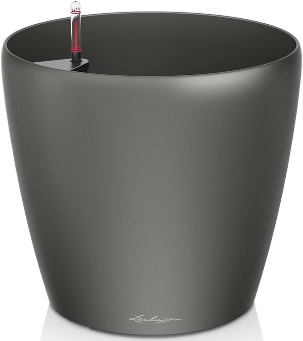 Фото - Вазон Lechuza Classico Premium70, All-in-One, d70xh65  Антрацит 14663