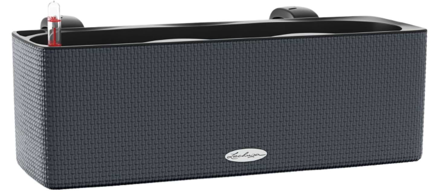 Вазон Lechuza Cube Color Triple 40 сірий 13684