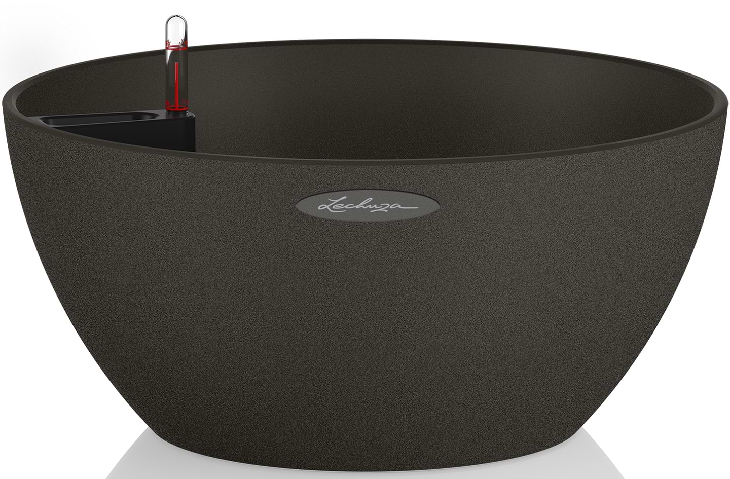 Вазон Lechuza Cubeto Stone 40 Графитово-черный 13842