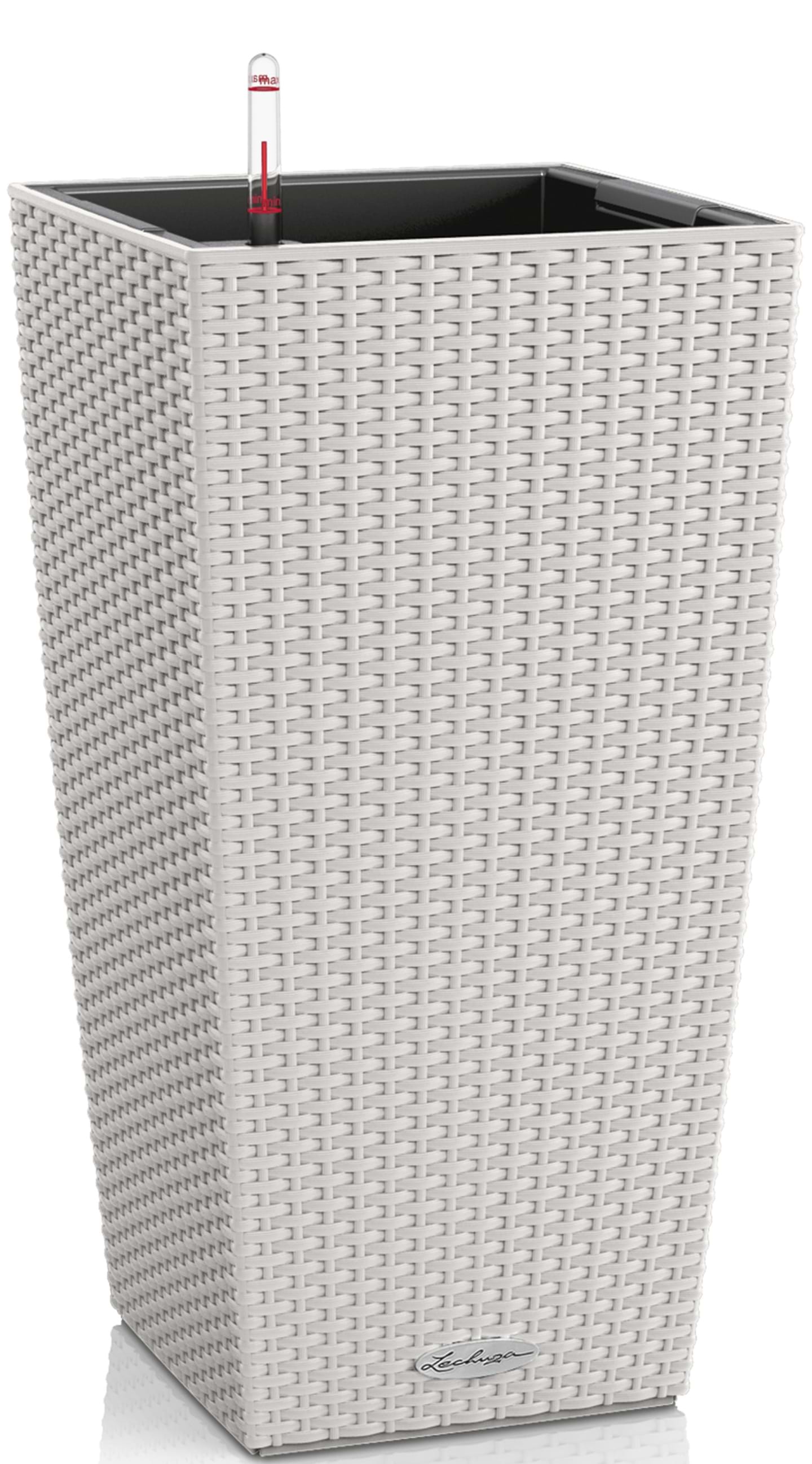 Вазон Lechuza CUBICO Cottage 40 светло-серый 15267