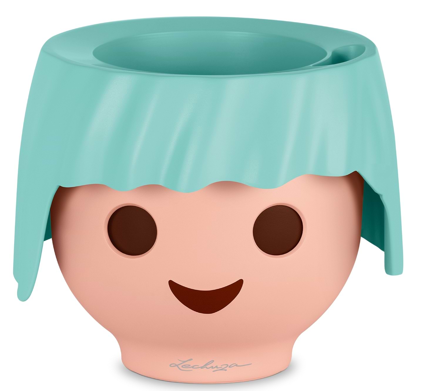 Вазон Lechuza OJO бірюзовий 19043