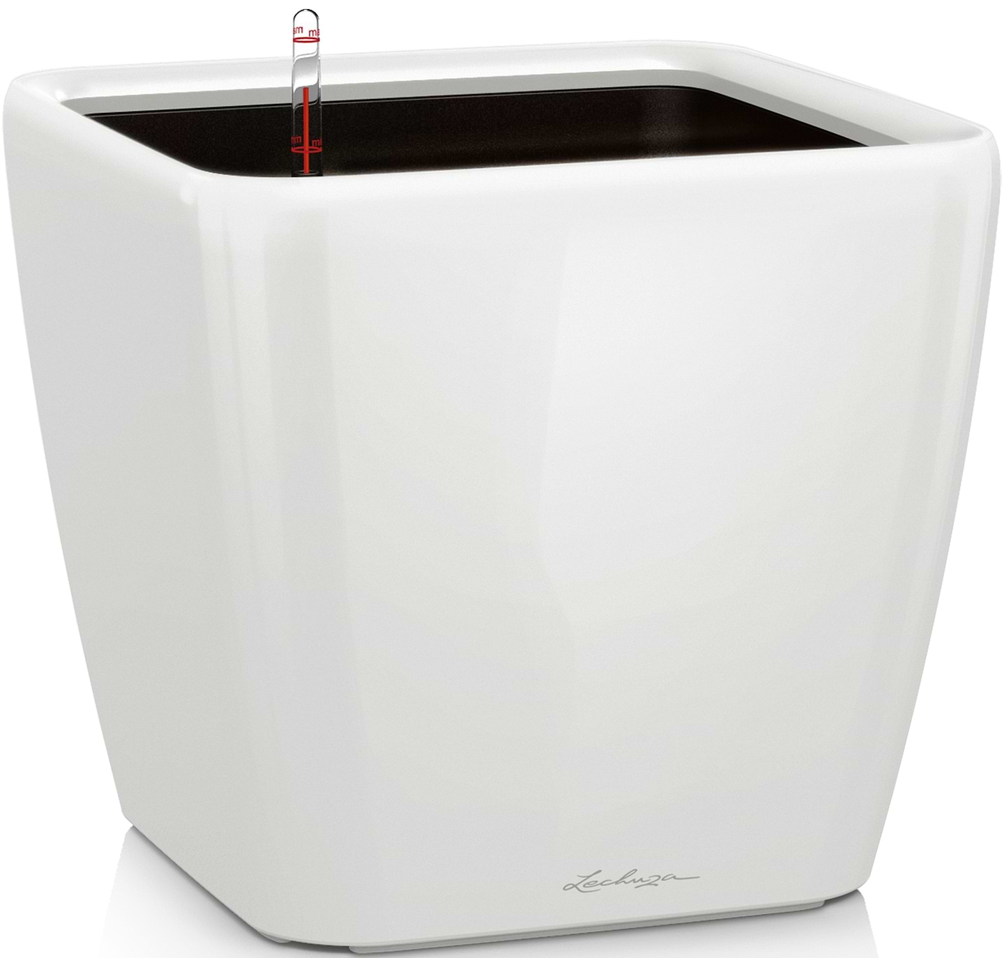 Вазон Lechuza Quadro Premium LS 21 белый 16120