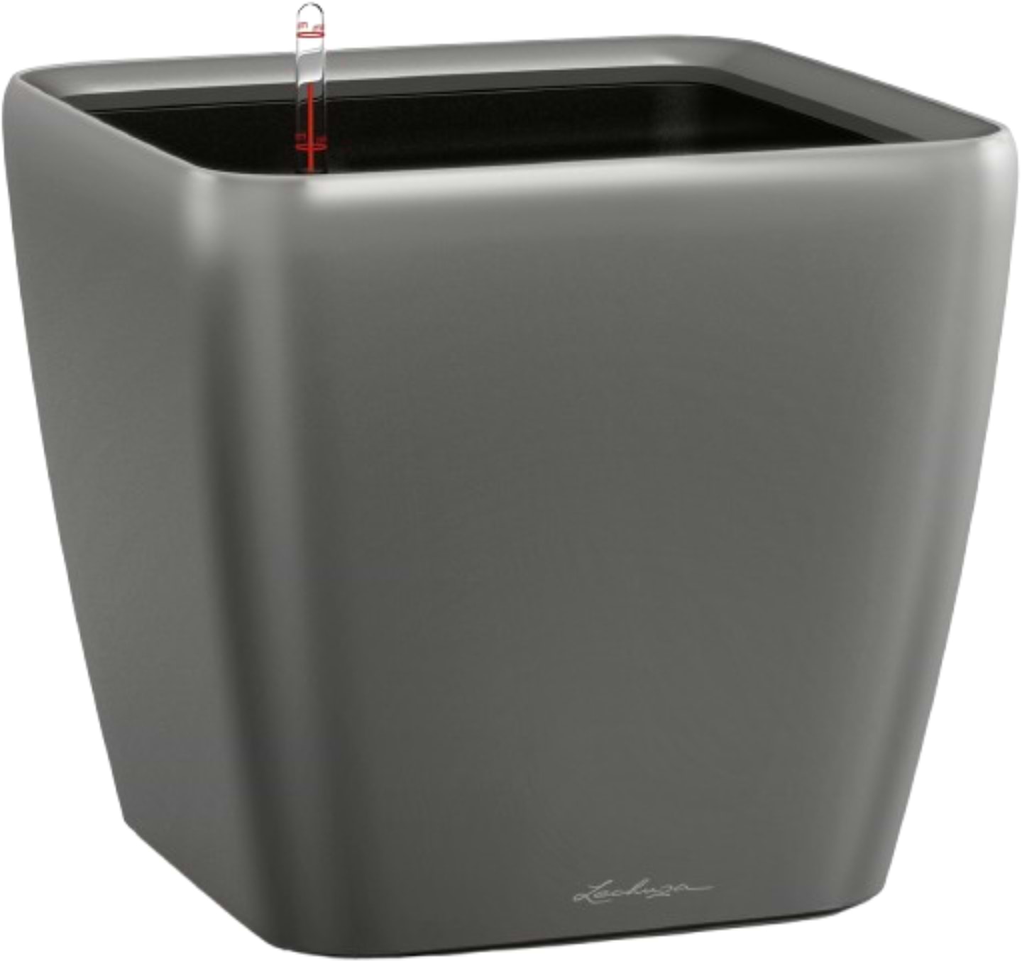 Вазон Lechuza Quadro Premium LS 21, антрацит 16123