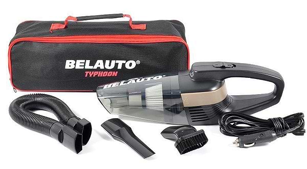 Фото - Автомобільний пилосос BelAuto Тайфун з LED ліхтарем чорний (BA55B)